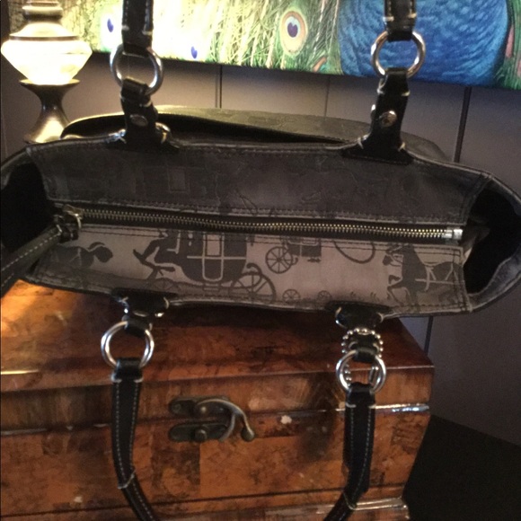 Coach East West Carriage Tote - Picture 6 of 8